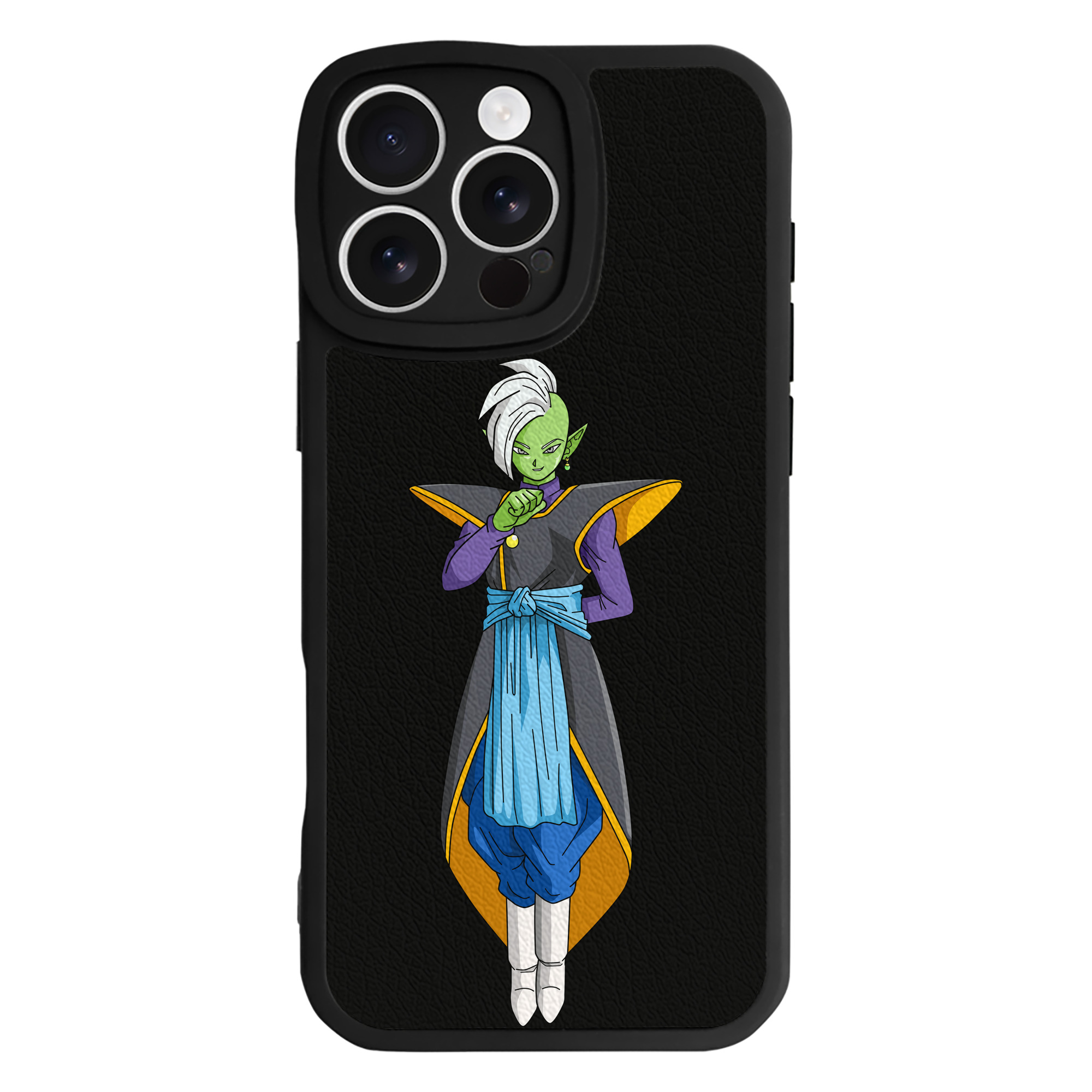 （画像用） ドラゴンボール DRAGON BALL 【iPhone 16シリーズ対応】シリコンスマホケース（レザー調） 材質：シリコン